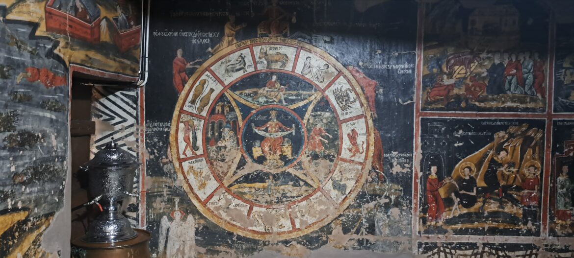 τροχός της τύχης Ναός Παμμεγίστων Ταξιαρχών